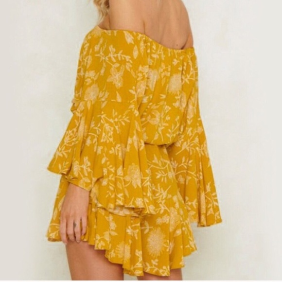 5⭐️ RESTOCKED BESTSELLER MUSTARD SWIM COVER UP - Picture 2 of 8